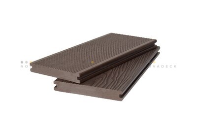Террасная доска POLIVAN MASSIVE 140×20 мм VELVET+3D WOOD ДПК